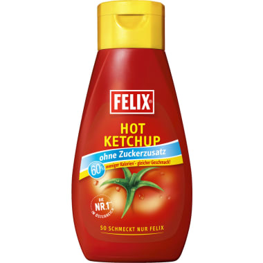 Felix Ketchup Hot ohne Zuckerzusatz