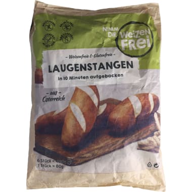 Weizenfrei Laugenstangerl glutenfrei