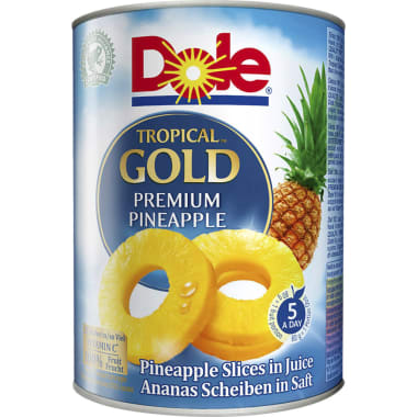 Dole Ananasscheiben in Saft 580 ml