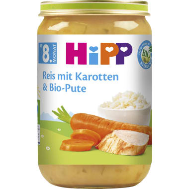 Hipp Reis-Karotten-Pute 8. Monat
