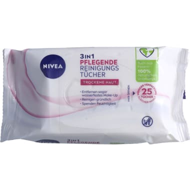 Nivea Pflegende Reinigungstücher 3in1