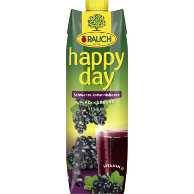 Rauch Happy Day Schwarze Johannisbeere 1,0 Liter