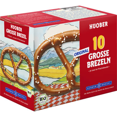 Huober Bio Brezeln groß 10er-Packung