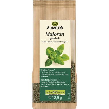 Alnatura Bio Majoran gerebelt