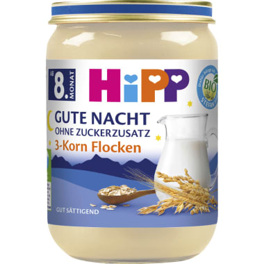 Hipp 8M Gute Nacht Brei 3-Korn-Flocken