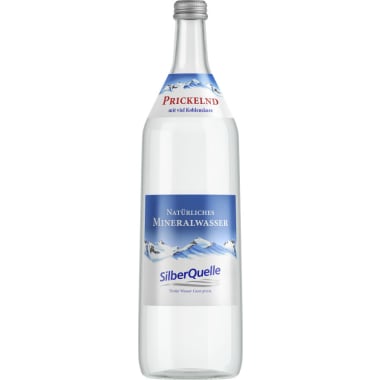 Silberquelle Mineral Prickelnd 1,0 Liter