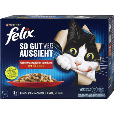 Purina Felix Fleischauswahl in Gelee
