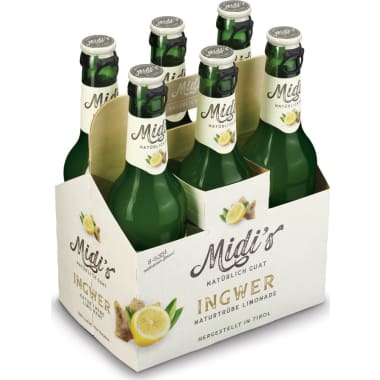 Midi's Midi's Ingwer Natur Tray 0,33 Liter