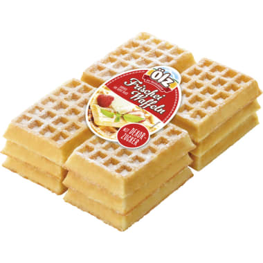 Ölz Frischei-Waffeln gezuckert