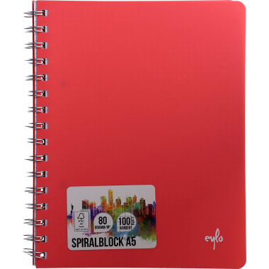 Spiralblock A5/100 kar