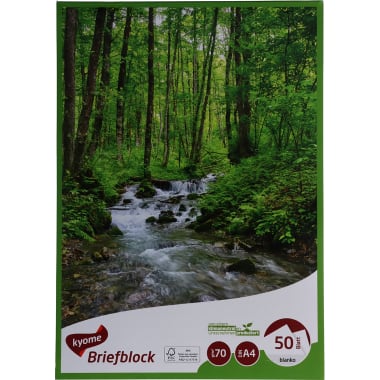 Kyome Briefblock blanco A4/50
