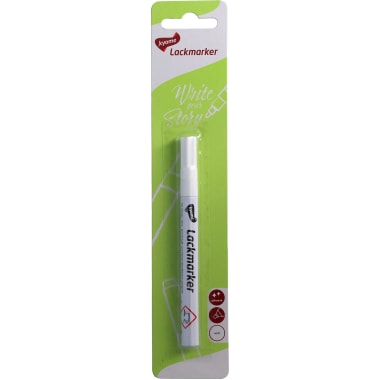 Lackmarker weiß