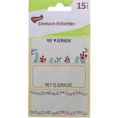 Etiketten Einmachen