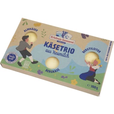 Erlebnissennerei Zillertal Käsetrio aus Heumilch 45%