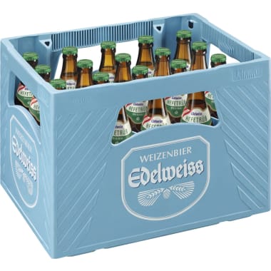 Edelweiss Weißbier Hefetrüb Kiste 0,5 Liter