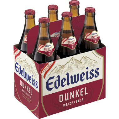 Edelweiss Weißbier Dunkel Tray 0,5 Liter