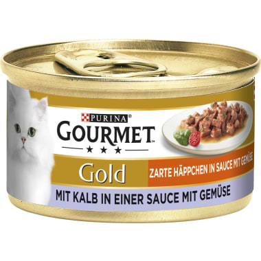Purina Gourmet Gold Zarte Häppchen Kalb & Gemüse