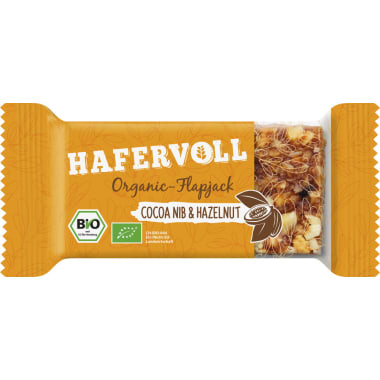 Hafervoll Bio Flapjack Kakao Haselnuss