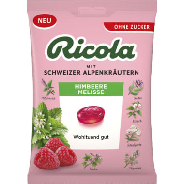 Ricola Himbeere Melisse zuckerfrei Beutel