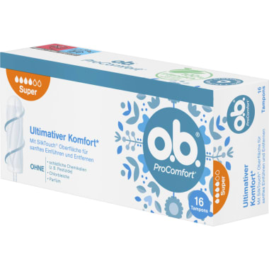 o.b. Tampon Pro Comfort Super 16er-Packung