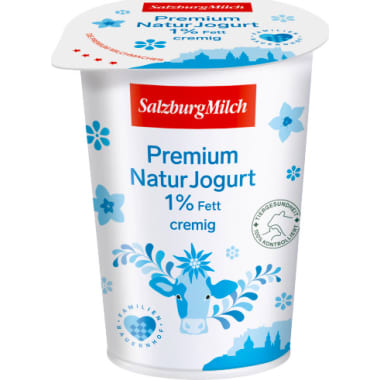SalzburgMilch Premium Naturjogurt 1%