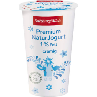 SalzburgMilch Premium Naturjoghurt cremig 1%