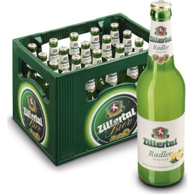 Zillertal Bier Radler naturtrüb 0,33 Liter
