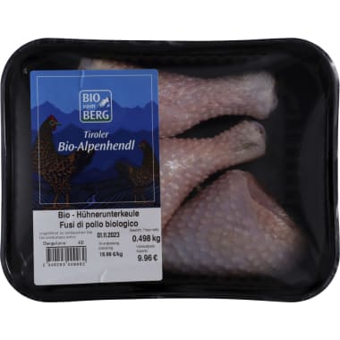 BIO vom BERG Tiroler Bio Hühnerunterkeule