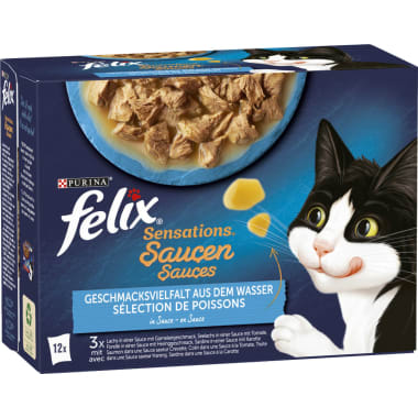 Purina Felix Sensations Saucen mit Fisch