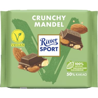 Ritter Sport Schokolade Dunkle Mandel Quinoa Vegan