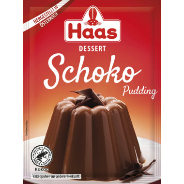 Haas Schokopudding 3er-Packung