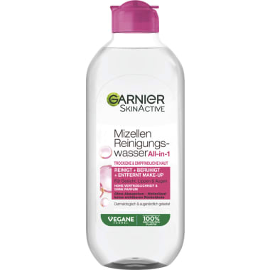 Garnier Mizellen Reinigungswasser trockene Haut
