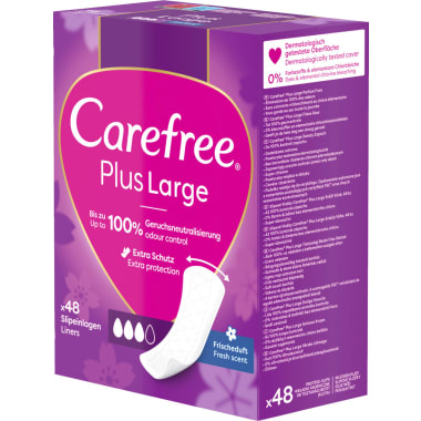 Carefree Plus Large Frischeduft Slipeinlagen 48er-Packung