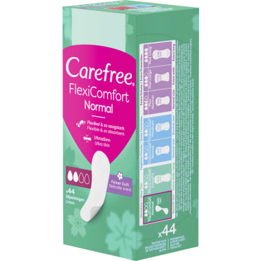 Carefree FlexiComfort Cotton Frischeduft Slipeinlagen 44er-Packung