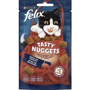 Purina Felix Katze Tasty Nuggets Rind mit Lamm