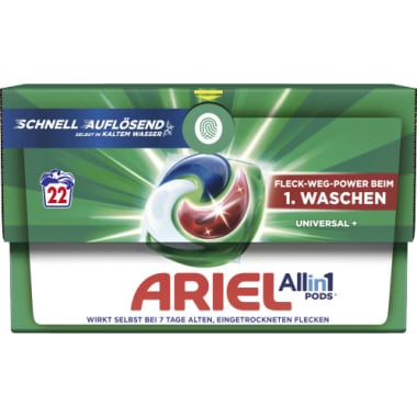 Ariel All in 1 Pods Vollwaschmittel 22 Waschgänge