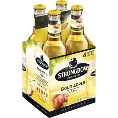 Strongbow Cider Gold Apple Tray 0,33 Liter