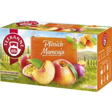 Teekanne Früchtegarten Pfirsich-Maracuja