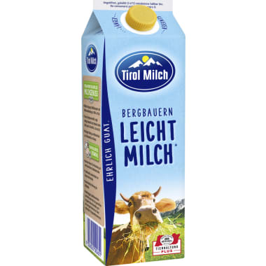 Tirol Milch Bergbauern Leichtmilch länger frisch 1,5% 1,0 Liter