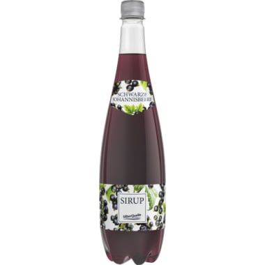 Silberquelle Sirup Schwarze Johannisbeere 1,0 Liter