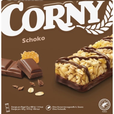 Corny Müsliriegel Schoko 6er-Packung