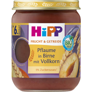 Hipp 6M Pflaume/Birne/Vollkorn