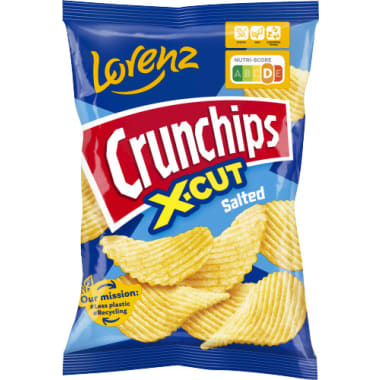 Lorenz Crunchips X-Cut Salted
