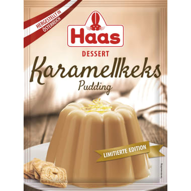 Haas Pudding Karamellkeks Geschmack