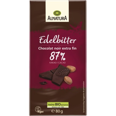 Alnatura Bio Schokolade Edelbitter 87%