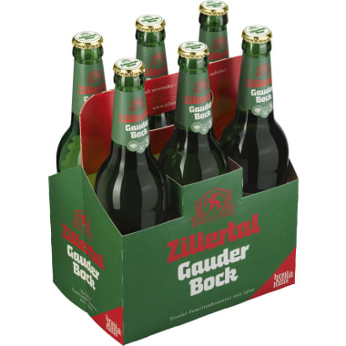 Zillertal Bier Gauder Bock Tray 0,5 Liter