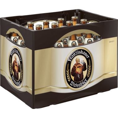 Franziskaner Hefehell Kiste 20x 0,5 Liter