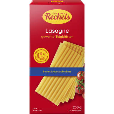 Recheis Premium Lasagne gelb