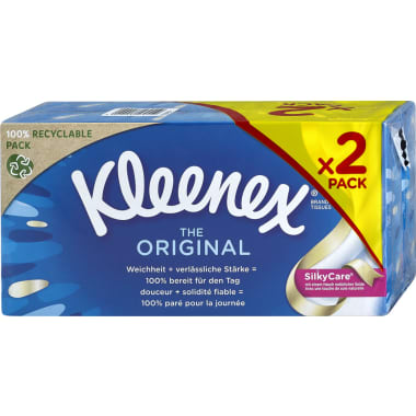 Kleenex Original Taschentücher Box Duo 3-lagig