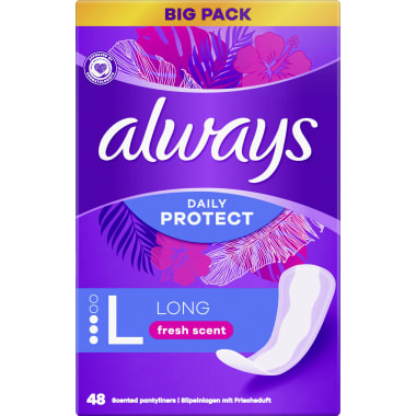 Always Alldays Slipeinlage Large Freshness 48er-Packung